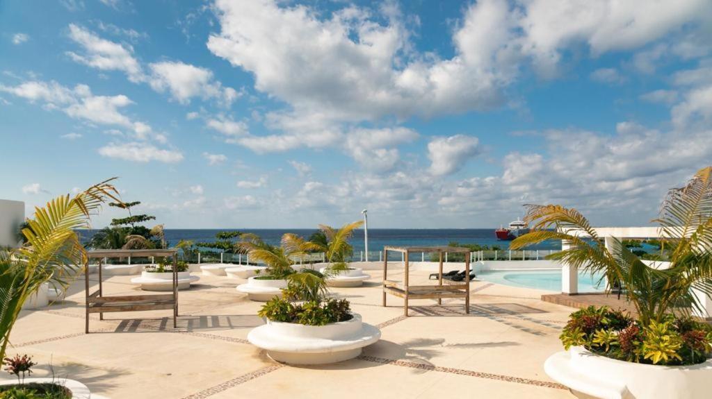 Confortable Casa En Cozumel, Condominio Con Vista Al Mar # 10 Екстер'єр фото