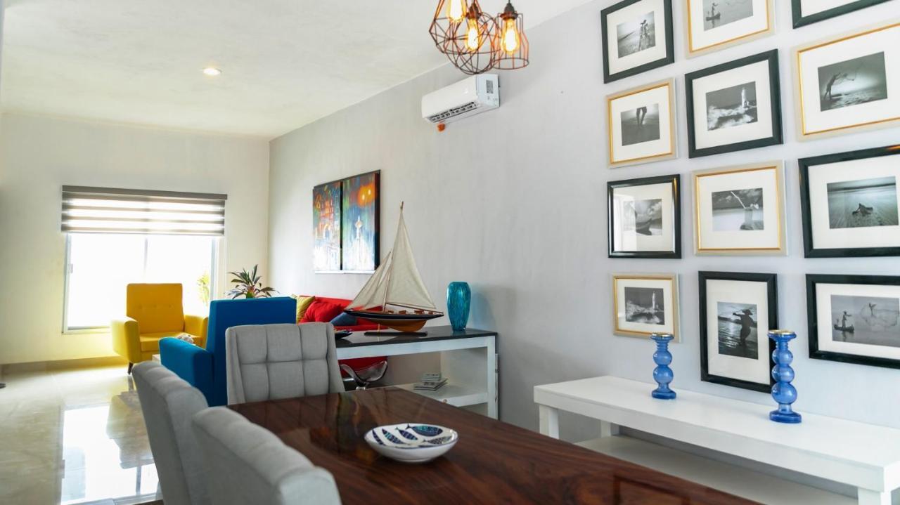 Confortable Casa En Cozumel, Condominio Con Vista Al Mar # 10 Екстер'єр фото