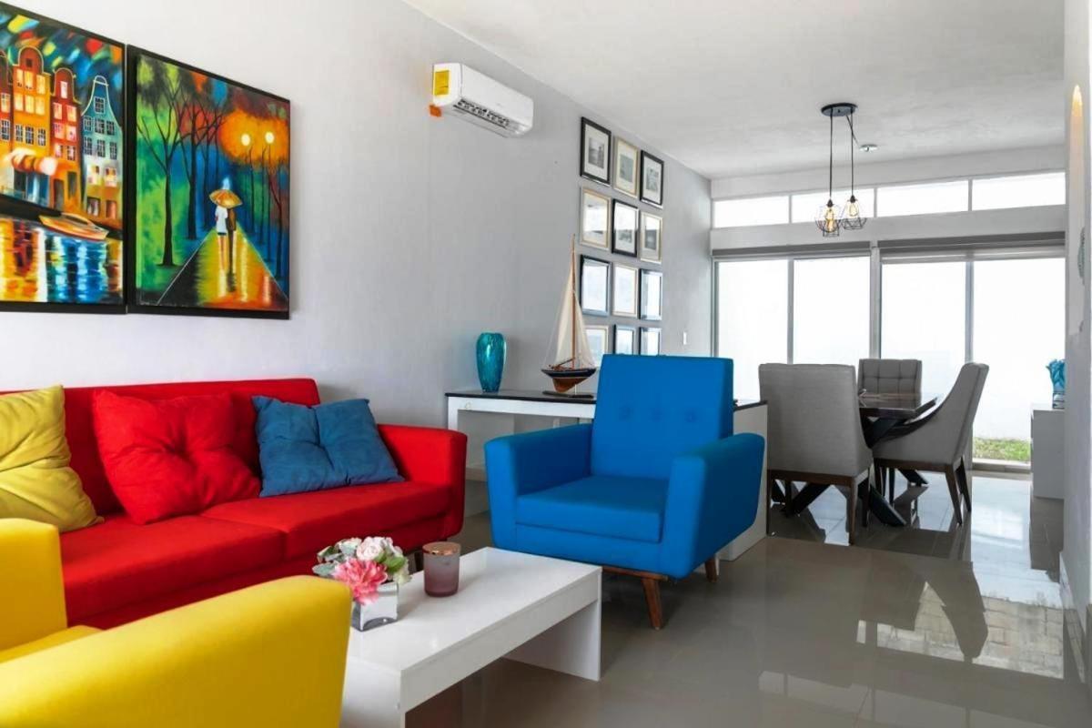 Confortable Casa En Cozumel, Condominio Con Vista Al Mar # 10 Екстер'єр фото